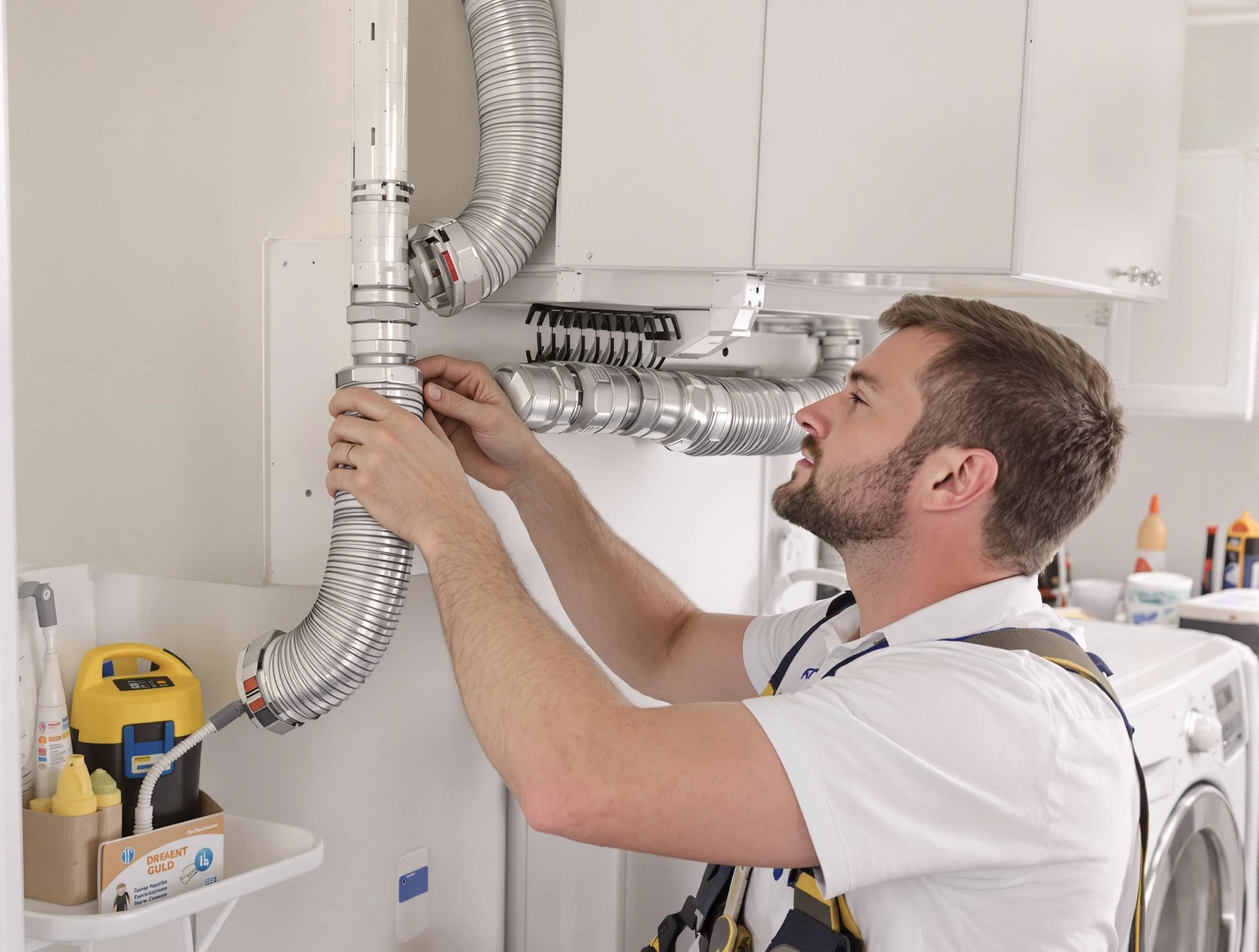 Professional dryer vent repair and installation by Grayson Valley Dryer Vent Cleaning in Grayson Valley