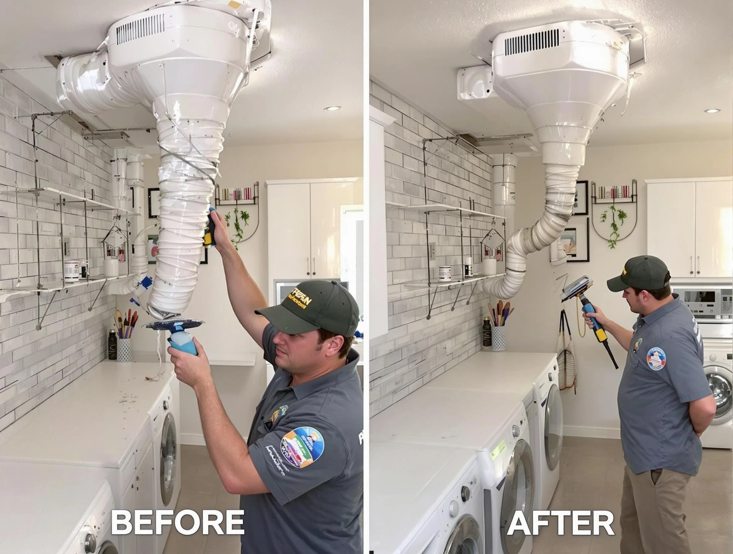 Professional dryer exhaust vent cleaning by Grayson Valley Dryer Vent Cleaning in Grayson Valley