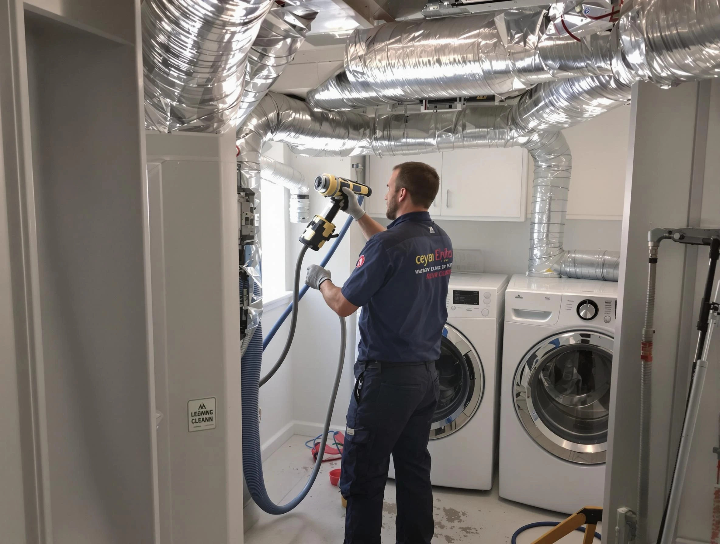 Grayson Valley Dryer Vent Cleaning specialist using advanced equipment for thorough duct cleaning in Grayson Valley