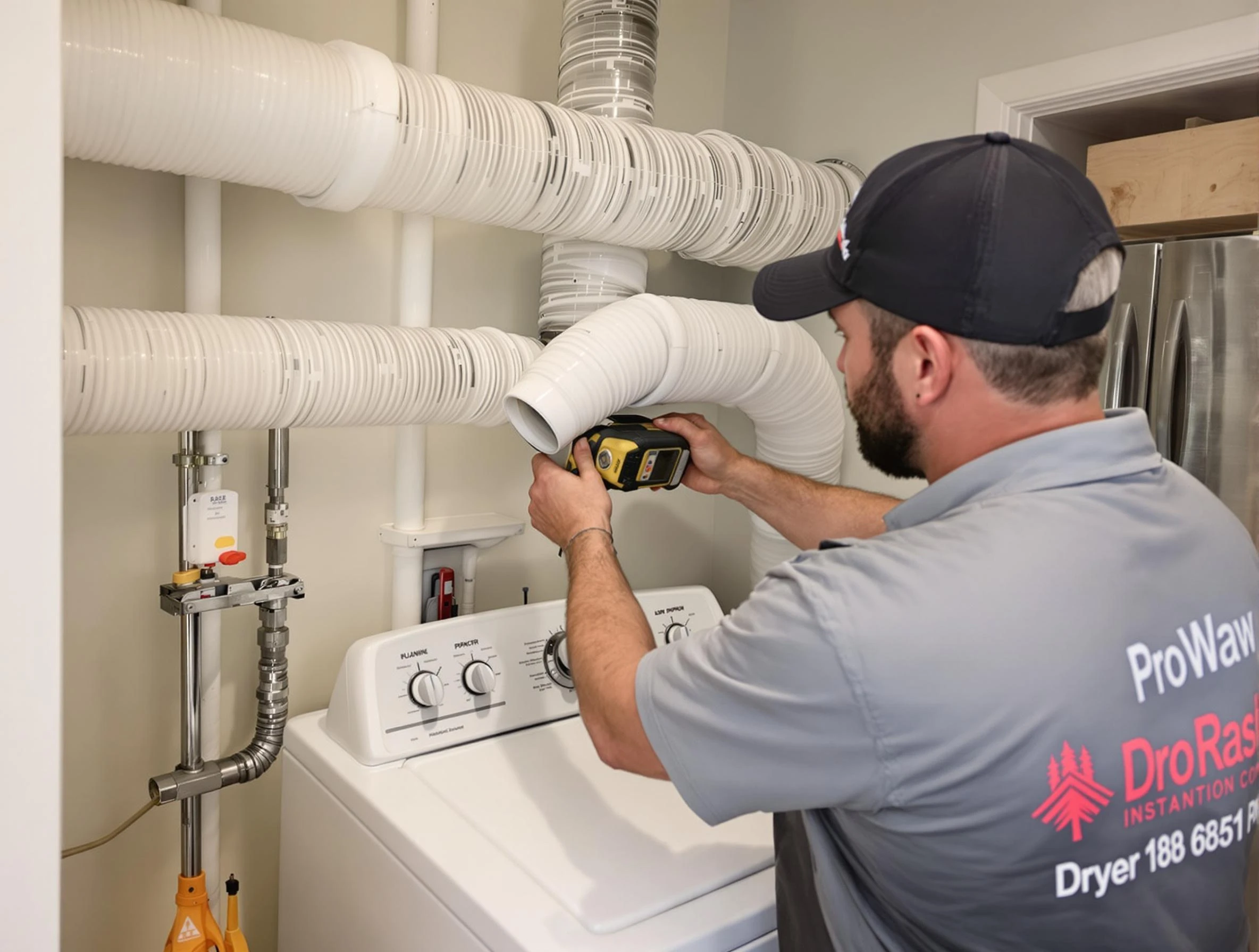 Professional dryer vent hose installation by Grayson Valley Dryer Vent Cleaning in Grayson Valley